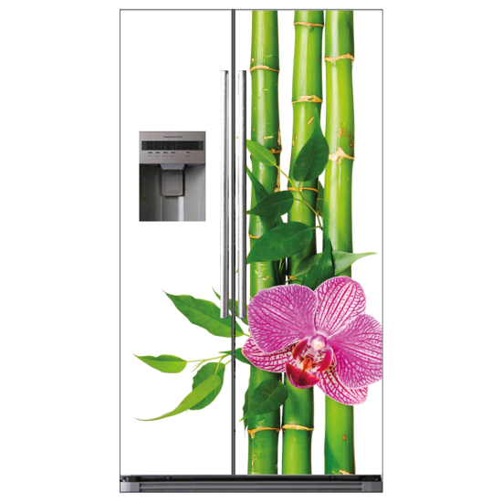 American Fridge Stickers - Bamboo flower