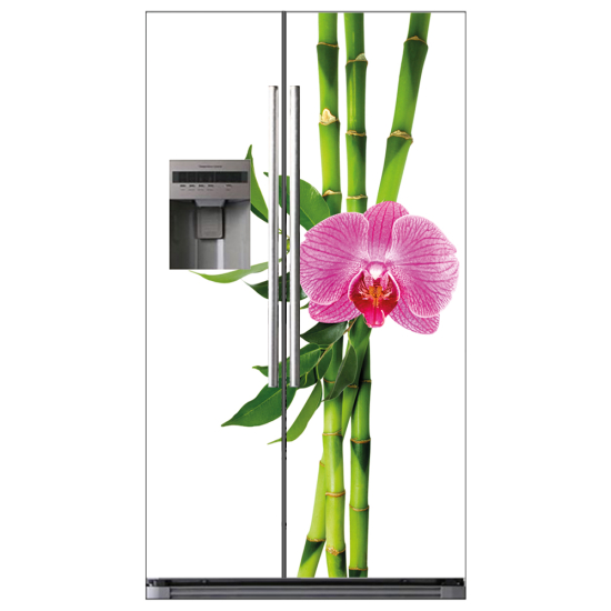 American Fridge Stickers - Bamboo flower