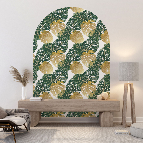 Arch Wall Sticker - Botanical pattern