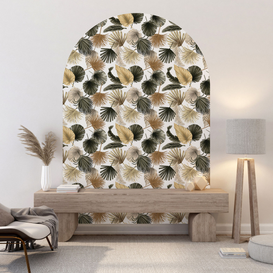 Arch Wall Sticker - Botanical pattern