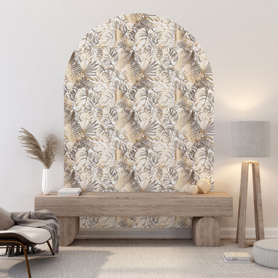 Arch Wall Sticker - Botanical pattern