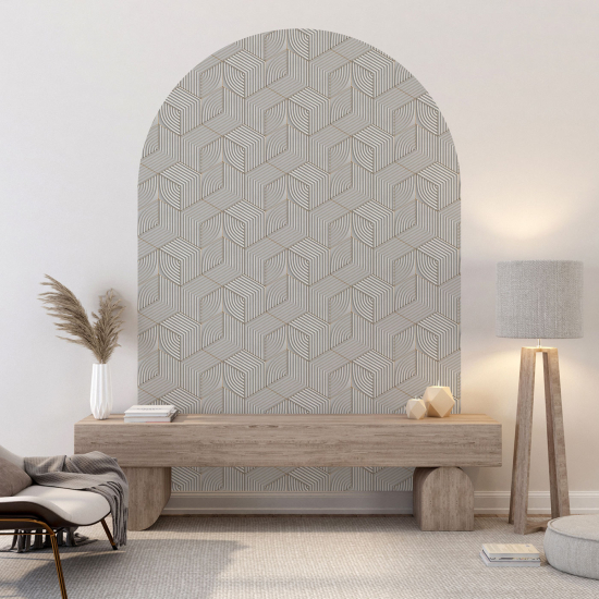 Arch Wall Sticker - Braided pattern