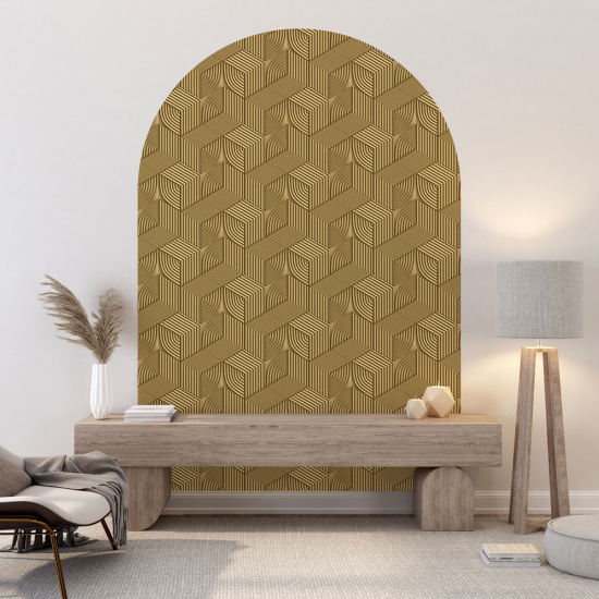 Arch Wall Sticker - Braided pattern