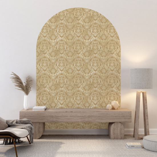 Arch Wall Sticker - Damask pattern