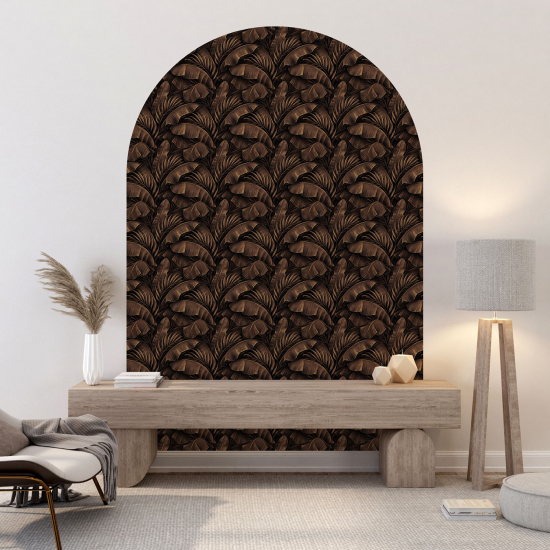 Arch Wall Sticker - Floral pattern