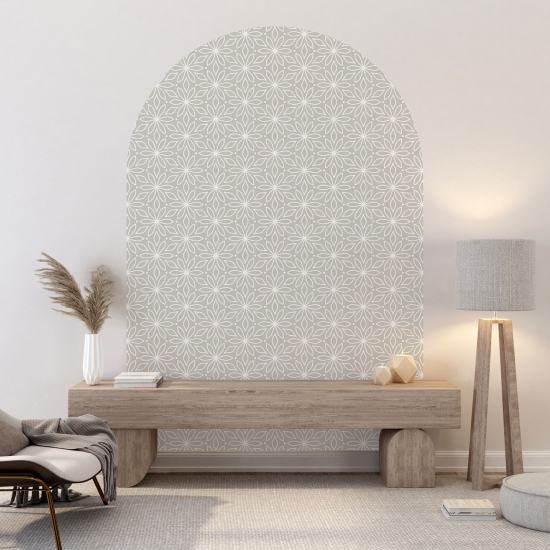 Arch Wall Sticker - Flowers