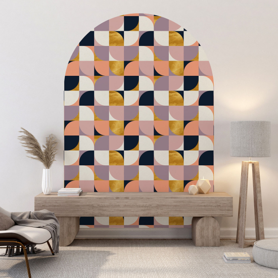 Arch Wall Sticker - Geometric pattern