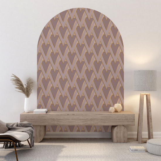 Arch Wall Sticker - Geometric pattern