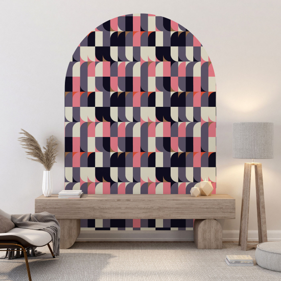 Arch Wall Sticker - Geometric pattern