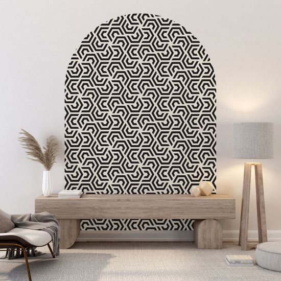 Arch Wall Sticker - Graphic pattern