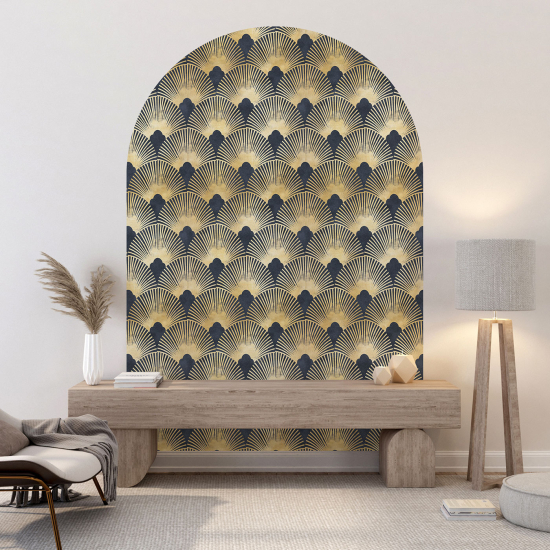 Arch Wall Sticker - Oriental pattern