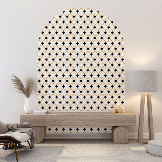 Arch Wall Sticker - Oriental pattern