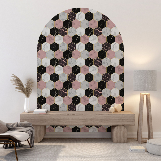 Arch Wall Sticker - Terracotta tile