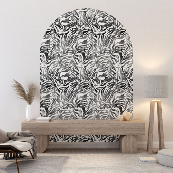 Arch Wall Sticker - Zebra pattern