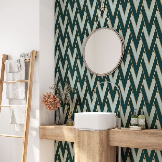 Bathroom Self Adhesive - Elegant pattern