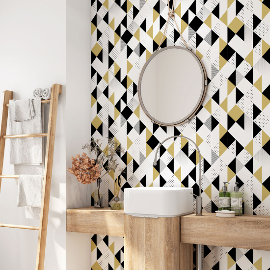 Bathroom Self Adhesive - Geometric pattern