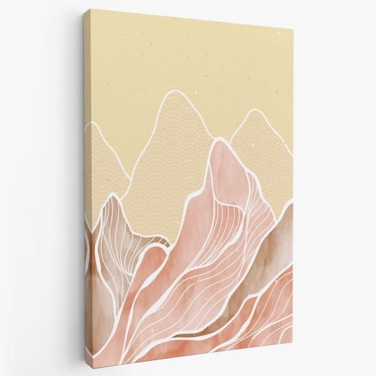 Canvas Print - Abstract Mountains