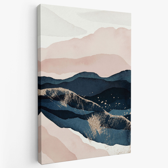 Canvas Print - Abstract mountains