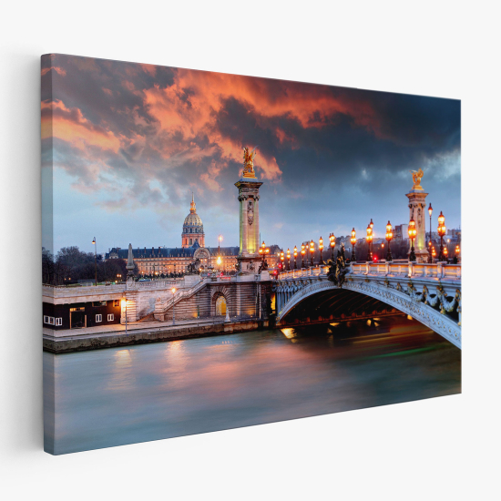 Canvas Print - Alexandre III Bridge Paris