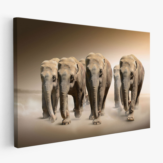 Canvas Print - Elephants