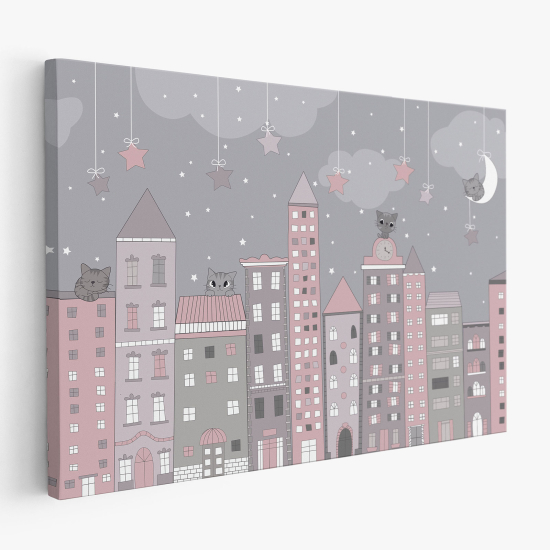 Canvas Print for Kids - Buildings