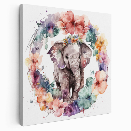 Canvas Print for Kids - Elephant