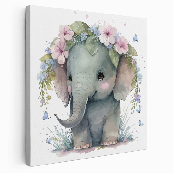 Canvas Print for Kids - Elephant