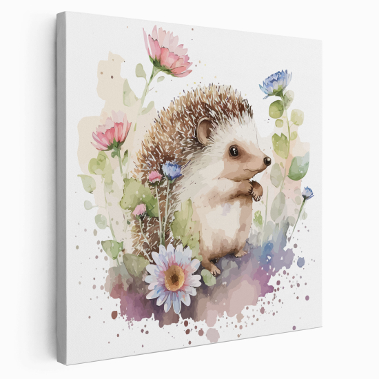 Canvas Print for Kids - Hedgehog