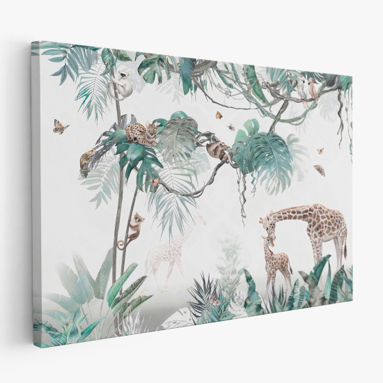 Canvas Print for Kids - Jungle Animals