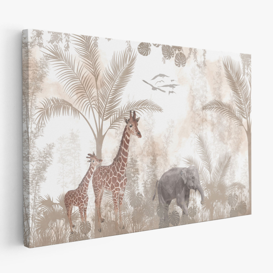 Canvas Print for Kids - Jungle Animals