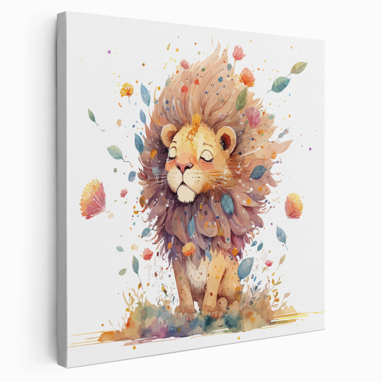 Canvas Print for Kids - Lion Cub