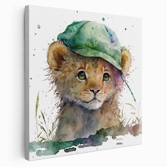 Canvas Print for Kids - Lion Cub