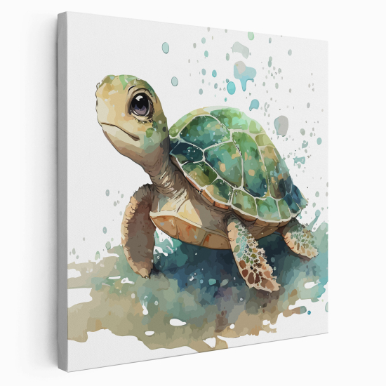 Canvas Print for Kids - Turtle