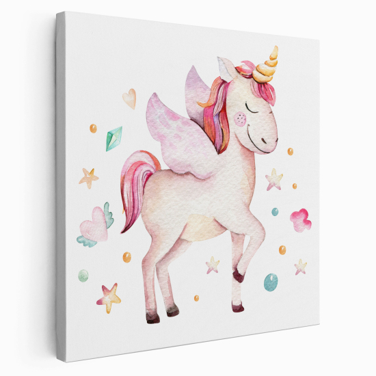 Canvas Print for Kids - Unicorn