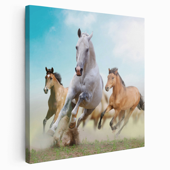 Canvas Print - Galloping Horses