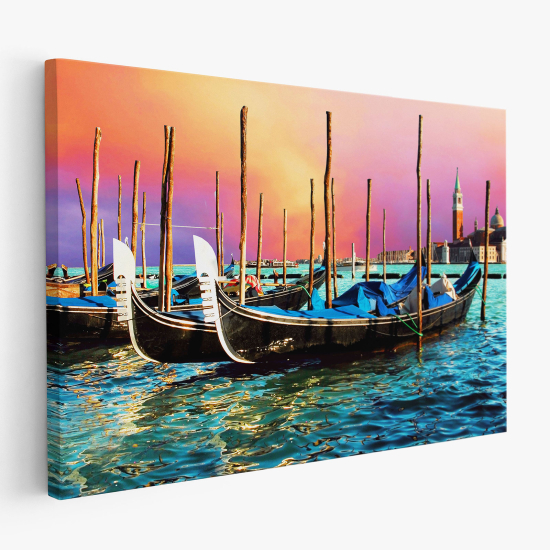 Canvas Print - Gondolas Venice