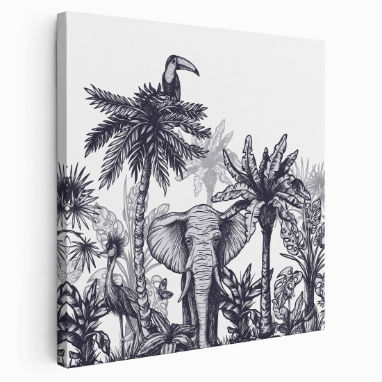 Canvas Print - Jungle Animals