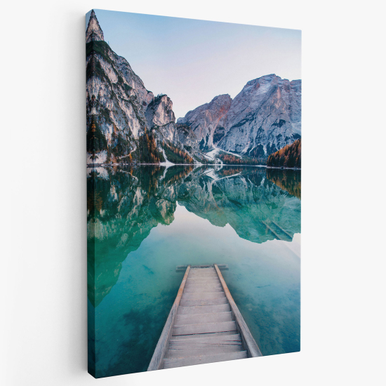 Canvas Print - Lake Mountains