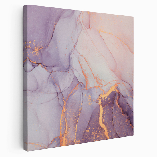 Canvas Print - Marbled effect