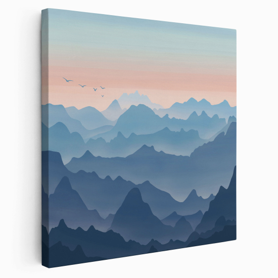 Canvas Print - Mountainous landscape