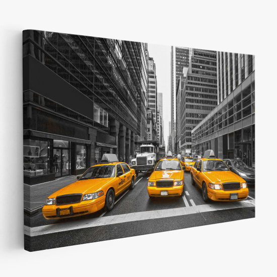 Canvas Print - New York Taxis