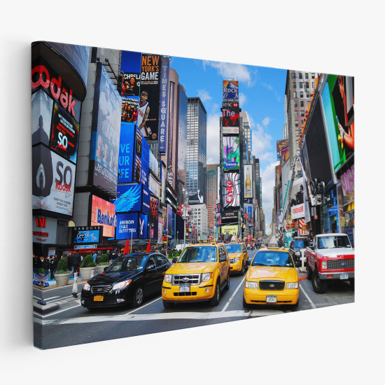 Canvas Print - New York Taxis