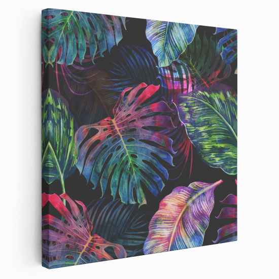 Canvas Print - Palm leaves