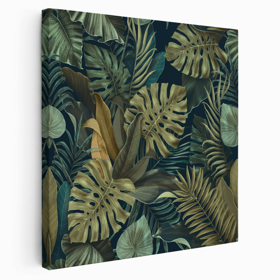 Canvas Print - Palm leaves