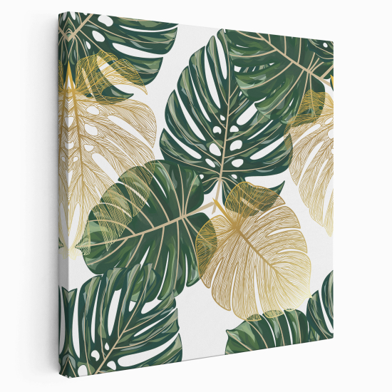 Canvas Print - Palm leaves