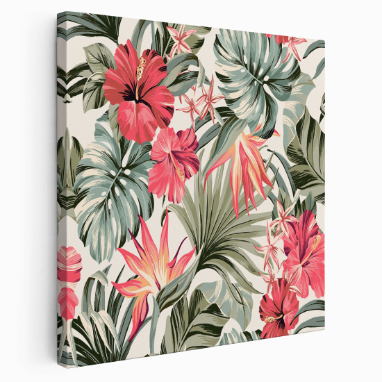 Canvas Print - Palm leaves