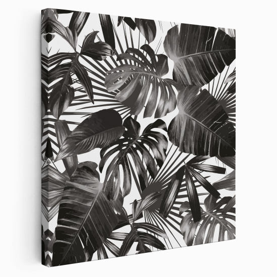 Canvas Print - Palm leaves