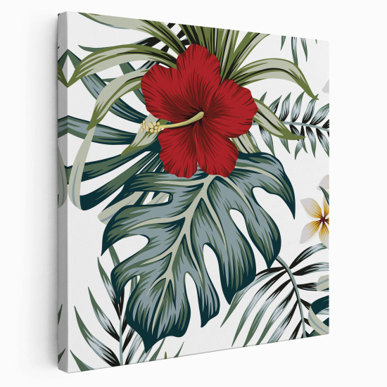 Canvas Print - Palm leaves