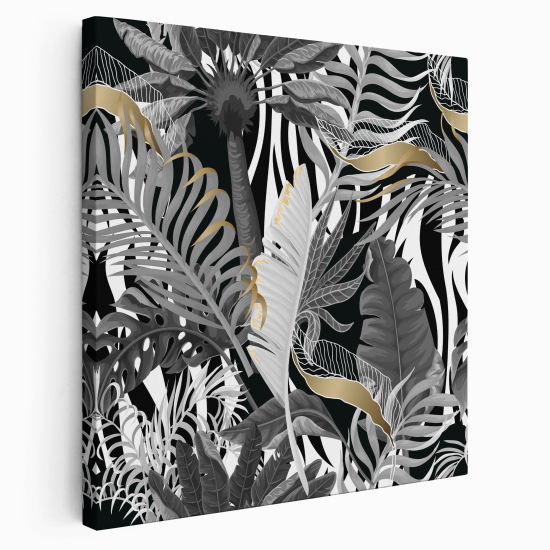 Canvas Print - Palm leaves