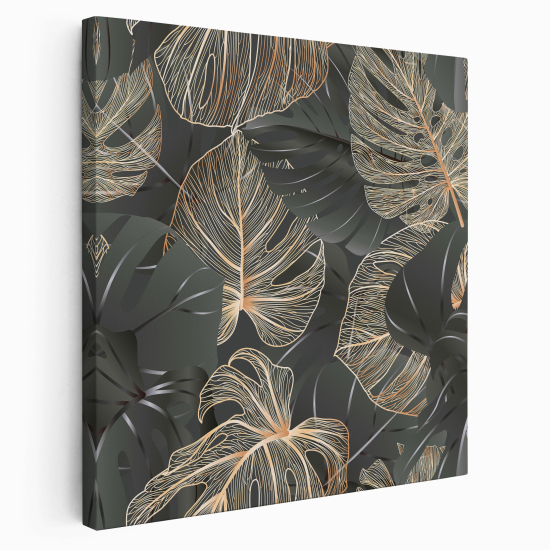 Canvas Print - Palm leaves